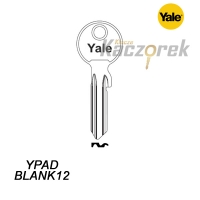 Bytový 105 - mosazný klíč - Yale YPADBLANK 12
